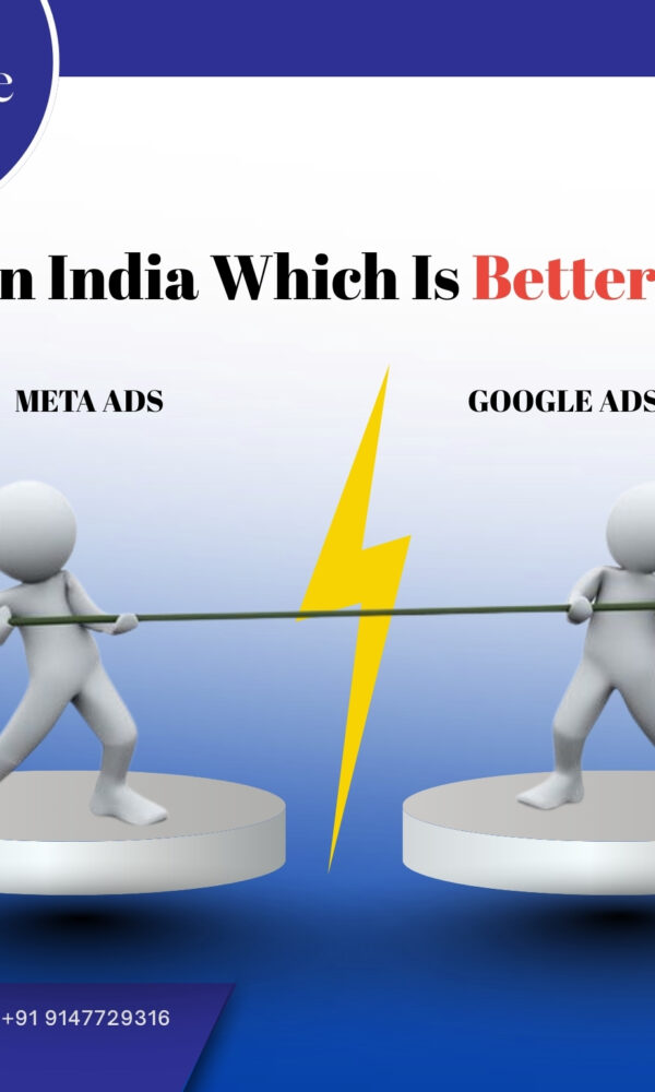 Comparison of Google Ads vs Meta Ads in India showing which advertising platform is better for businesses in 2025